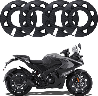 ASRYD 17 Inch 4 Pcs ABS Plastic PRO Disc Bike Wheel Cover For Bajaj Pulsar RS200 Bike Fairing Kit
