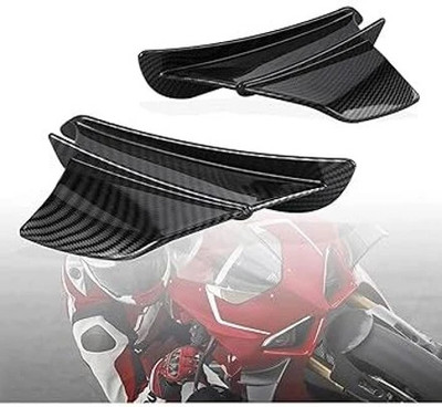 MOTO X Aerodynamic Black Winglet Fairing Kit for R15 V3/V4,RC 125/200/390, RS 200 Bike Fairing Kit