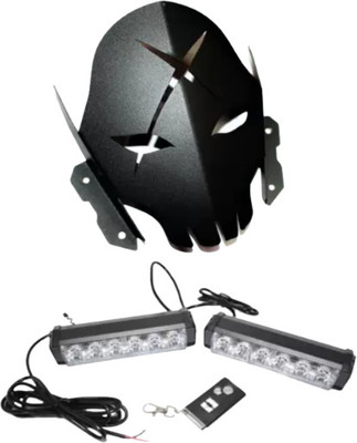 Gogna Mart Metal Visor for Yamaha MT-15 Bike (MT15 Black), led fog lamp Bike Fairing Kit