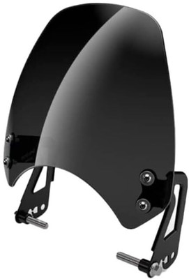 BOCACHICA Hunter 350 tinted Windshield Protector Bike Windshield with necessary fittings Bike Windshield