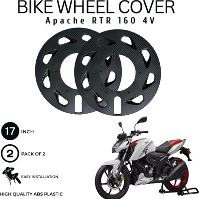 ENEMYT Carbon Finish Front/Rear Pro Disc New Wheel Cover 17 Inch For Apache RTR 160 4V Bike Fairing Kit