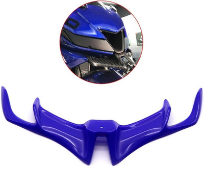 DAZZRIDE Fairing Winglet Spoiler for YAMAHA R15 V2-V3 Motorcycle Front Fairing Cover Blue Bike Fairing Kit