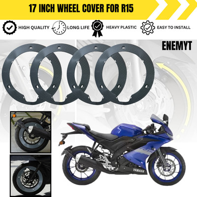 SRPHERE 17 Inch Set Of 4 New Star Finish Pro Disc Wheel Cover For 390 Bike Fairing Kit