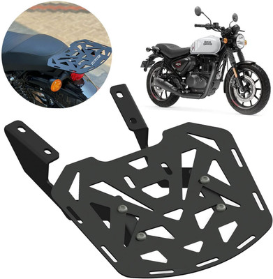 Vagary Metal Heavy Back Seat Plate/Top Rack/Back Rest for Royal Enfield Hunter 350 Bike Fairing Kit