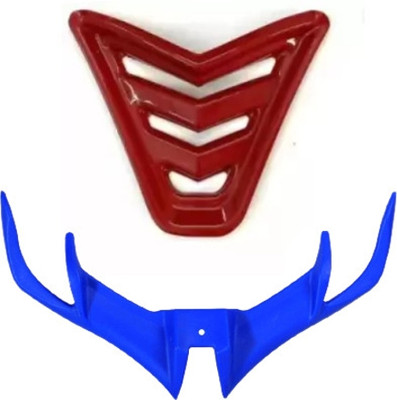 Gogna Mart nose grill red with v3 winglet blue Bike Fairing Kit