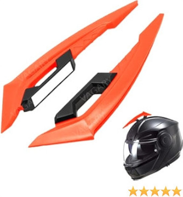 KGMZONE Small Wing Side Helmet Spoiler For All Types Of Helmets Bike Fairing Kit