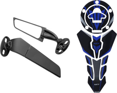 Gogna Mart Bike Tank Pad Fuel Cap Sticker Combo | Scratch Protector, bike wing mirror Bike Fairing Kit