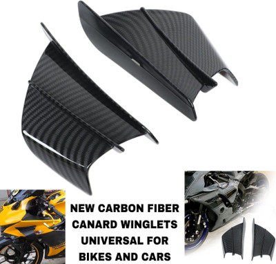 ASRYD Heavy New Carbon Fiber Matty Winglet And Canard For Universal Bike Bike Fairing Kit