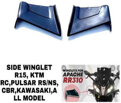 Qiisx UNIVERSAL SIDE WINGLET CANARD FOR BIKES Bike Fairing Kit