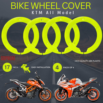 SRPHERE Green 17 Inch ABS Plastic PRO Disc Wheel Cover For KTM ALL MODEL Bike Fairing Kit
