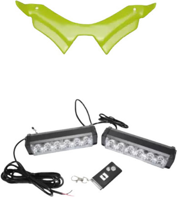 Gogna Mart MT Bike Winglet for Yamaha MT15 Flexible green mt 15 bike Bike Fairing Kit