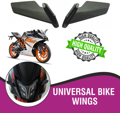 Allowing GOOD DESIGN FLY WINGLET SMALL BLACK Bike Fairing Kit