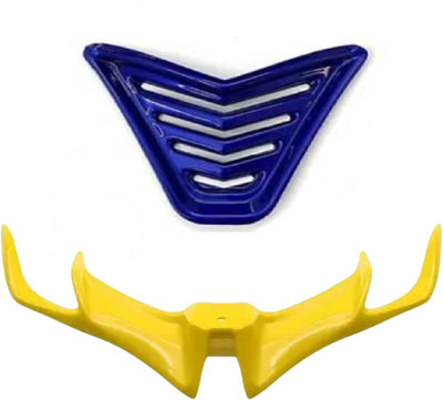 Gogna Mart nose grill blue and v3 winglet yellow Bike Fairing Kit
