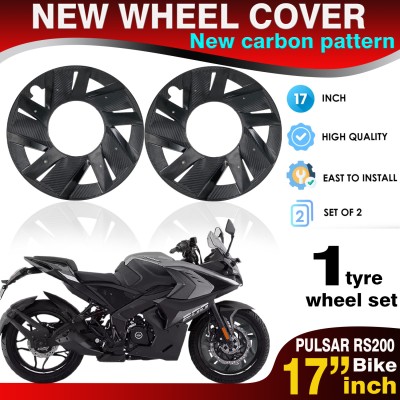 ASRYD 17 inch 2pc New Latest PRO Disc Bike Wheel Cover For BAJAJ PULSAR RS Bike Fairing Kit