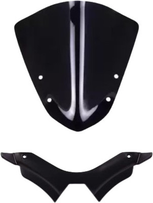 Gogna Mart mt 15 short bubble visor black and mt 15 winglet black Bike Fairing Kit