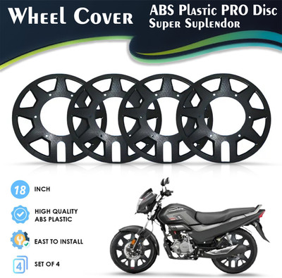 Dashify 18 inch 4pc ABS Plastic PRO Disc Bike Wheel Cover For Hero Splendor Bike Fairing Kit