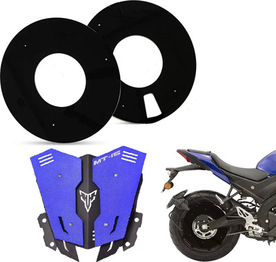 acube mart Acrylic WHEEL 17inch wheel with mt 15 CNC short double color visor black blue Bike Fairing Kit