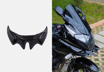 VermsBikers Unbreakable Winglet for Pulsar 220, Black Bike Fairing Kit