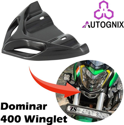 AutoGnix DOMINAR 400 MATTE BLACK WINGLET_PQ Bike Fairing Kit