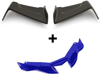 VermsBikers R15v4/R15M Winglet Blue +bike side wings winglet black universal for all bikes Bike Fairing Kit