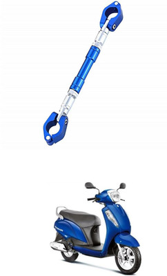 LOVMOTO UniversaL AUDJUSTABLE CROSS HANDLE BAR ROD 4 Handle Bar(Blue)