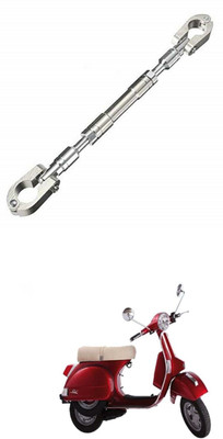 LOVMOTO UniversaL AUDJUSTABLE CROSS HANDLE BAR ROD 345 Handle Bar(Silver)