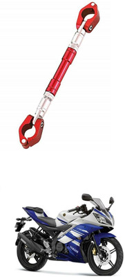 LOVMOTO UniversaL AUDJUSTABLE CROSS HANDLE BAR ROD 574 Handle Bar(Red)