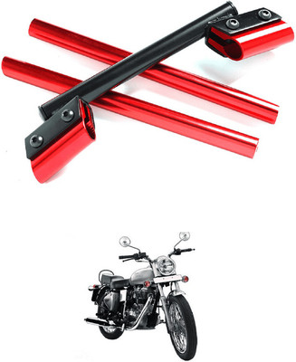 LOVMOTO Universal bike Handle Bar Stylish Handlebar Pipe/Rod 605 Clip-on Handle Bar(Red)