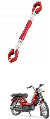 LOVMOTO UniversaL AUDJUSTABLE CROSS HANDLE BAR ROD 544 Handle Bar(Red)