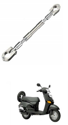 LOVMOTO UniversaL AUDJUSTABLE CROSS HANDLE BAR ROD 261 Handle Bar(Silver)