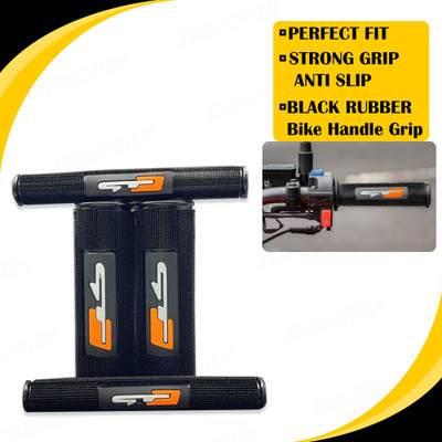 Generox Premium Quality Handle Grip Handle Bar Grip For Universal For Bike Universal For Bike(Pack of 4)