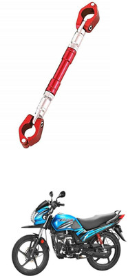 LOVMOTO UniversaL AUDJUSTABLE CROSS HANDLE BAR ROD 505 Handle Bar(Red)