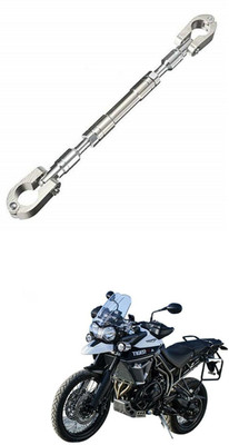 LOVMOTO UniversaL AUDJUSTABLE CROSS HANDLE BAR ROD 358 Handle Bar(Silver)
