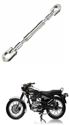 LOVMOTO UniversaL AUDJUSTABLE CROSS HANDLE BAR ROD 253 Handle Bar(Silver)