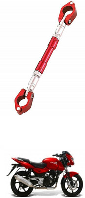 LOVMOTO UniversaL AUDJUSTABLE CROSS HANDLE BAR ROD 514 Handle Bar(Red)