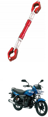 LOVMOTO UniversaL AUDJUSTABLE CROSS HANDLE BAR ROD 509 Handle Bar(Red)