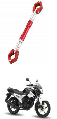 LOVMOTO UniversaL AUDJUSTABLE CROSS HANDLE BAR ROD 545 Handle Bar(Red)