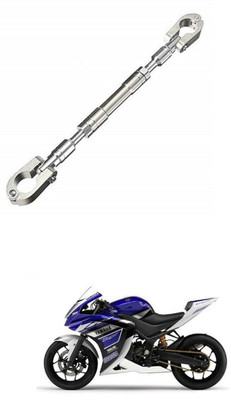LOVMOTO UniversaL AUDJUSTABLE CROSS HANDLE BAR ROD 380 Handle Bar(Silver)