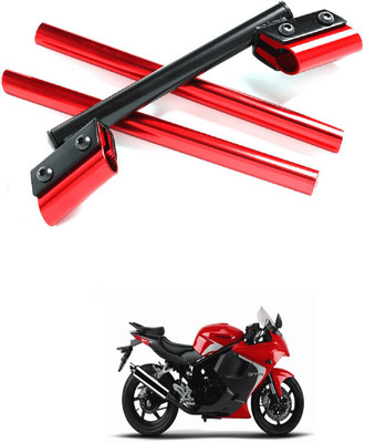 LOVMOTO Universal bike Handle Bar Stylish Handlebar Pipe/Rod 665 Clip-on Handle Bar(Red)