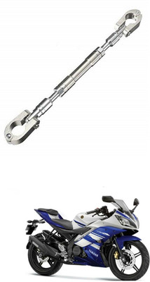 LOVMOTO UniversaL AUDJUSTABLE CROSS HANDLE BAR ROD 323 Handle Bar(Silver)