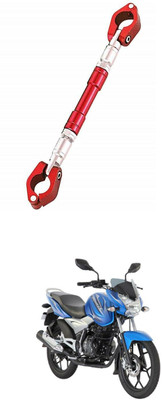 LOVMOTO UniversaL AUDJUSTABLE CROSS HANDLE BAR ROD 432 Handle Bar(Red)