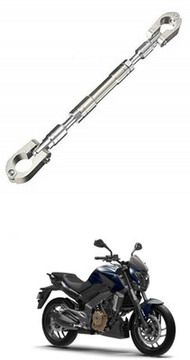 LOVMOTO UniversaL AUDJUSTABLE CROSS HANDLE BAR ROD 242 Handle Bar(Silver)
