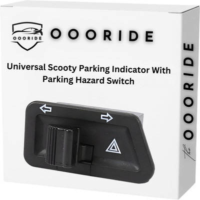 OOORIDE OOO-Universal Indicator Switch With Parking Hazard Handle Bar Grip For Honda Dio, Activa, Activa 125, Activa 6G, Activa 5G(Pack of 1)