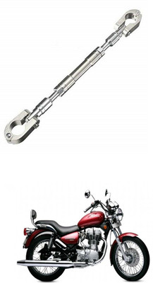 LOVMOTO UniversaL AUDJUSTABLE CROSS HANDLE BAR ROD 255 Handle Bar(Silver)