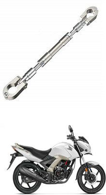 LOVMOTO UniversaL AUDJUSTABLE CROSS HANDLE BAR ROD 226 Handle Bar(Silver)