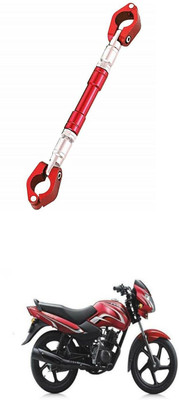 LOVMOTO UniversaL AUDJUSTABLE CROSS HANDLE BAR ROD 533 Handle Bar(Red)