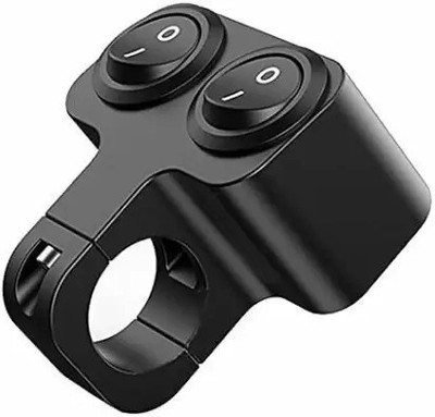 SRPHERE Handlebar On/Off Switch button 7/8-inch Motorcycle CNC Metal 12V Handle Bar Grip For Universal For Bike Universal For Bike(Pack of 1)