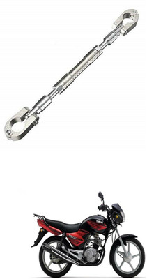 LOVMOTO UniversaL AUDJUSTABLE CROSS HANDLE BAR ROD 377 Handle Bar(Silver)