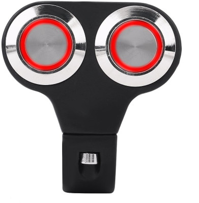 carfrill 7/8inch 22mm Motorcycle Switch Handlebar, Universal Motorbike Handlebar On/Off Handle Bar Grip For Universal For Bike Passion(Pack of 1)