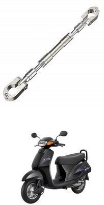 LOVMOTO UniversaL AUDJUSTABLE CROSS HANDLE BAR ROD 202 Handle Bar(Silver)